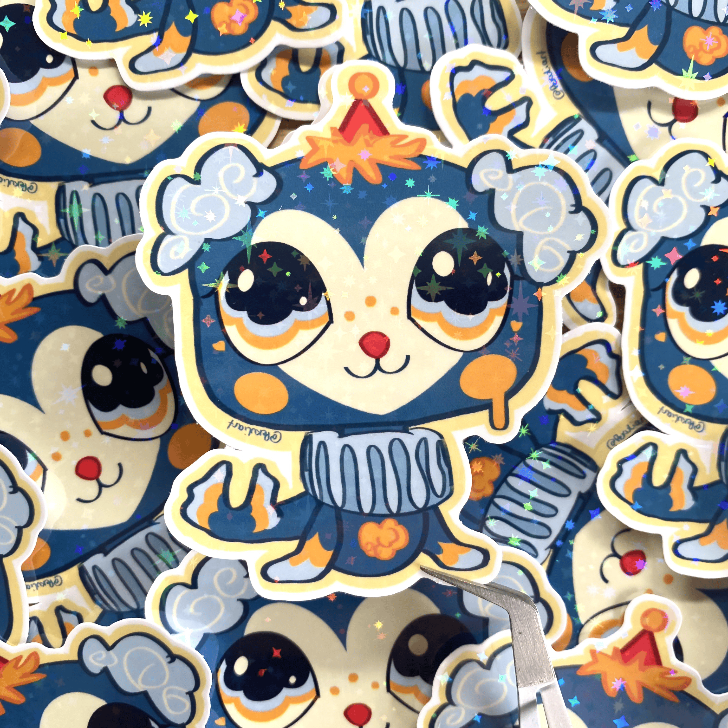 LPS Style Circus Seal (Star and Confetti Holo finish)